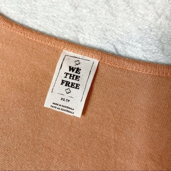 Free People We The Free coral hoffman surplice drape blouse size xs - Picture 3 of 6